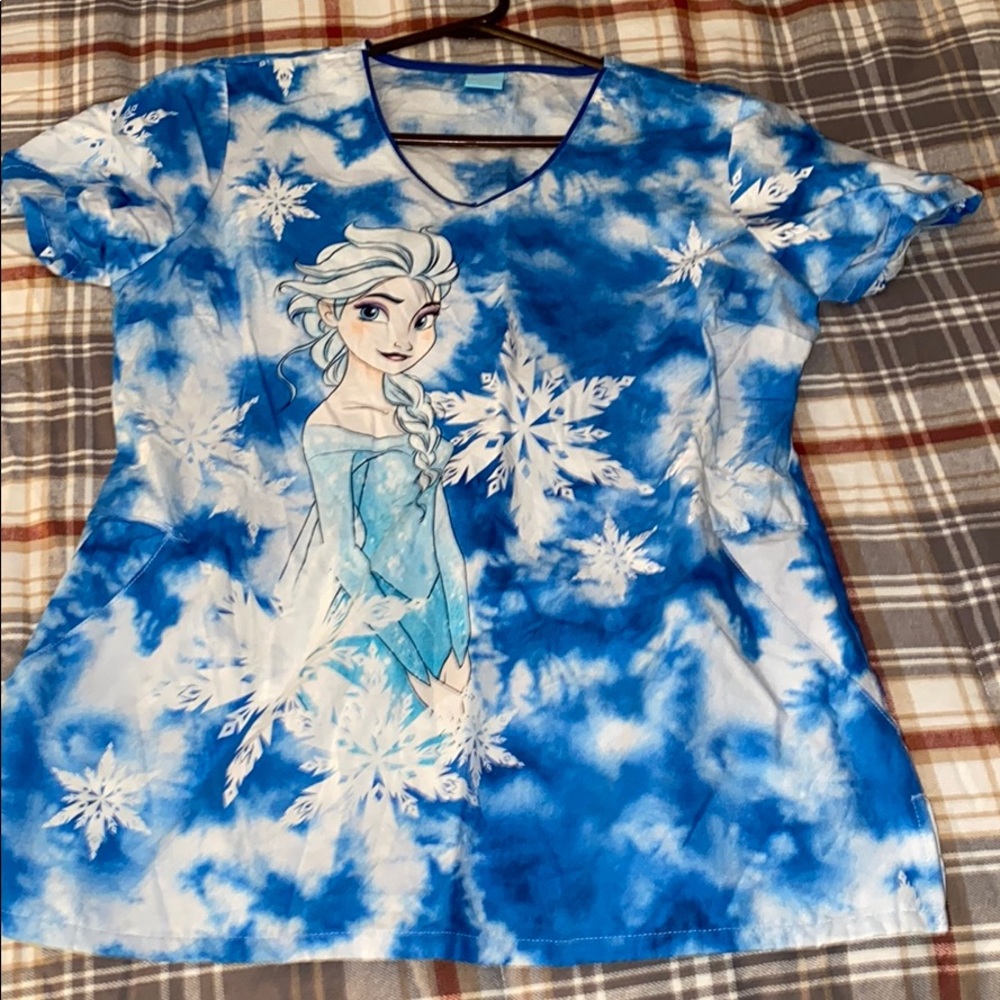 FROZEN tooniforms scrub top!